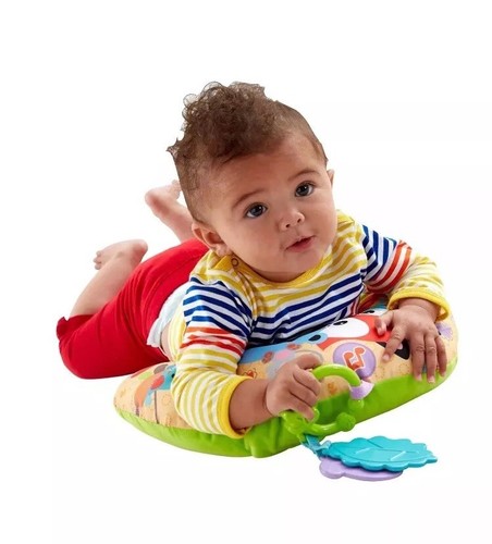 NIB Fisher-Price Comfort Vibe Play Wedge Tummy Toy Sensory Fine Motor Developmnt