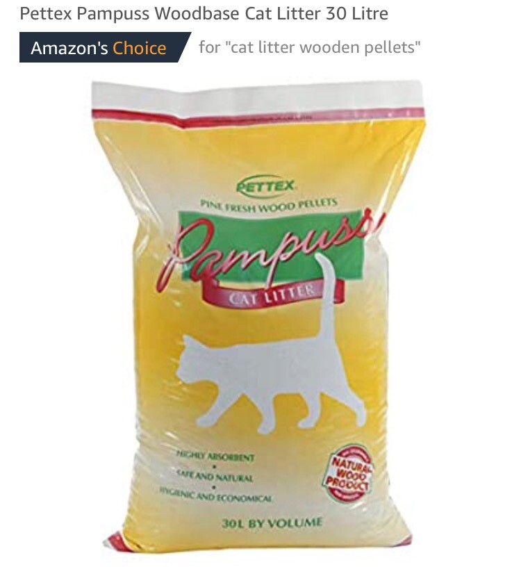 30l bag of eco friendly biodegradable woodchip cat litter in