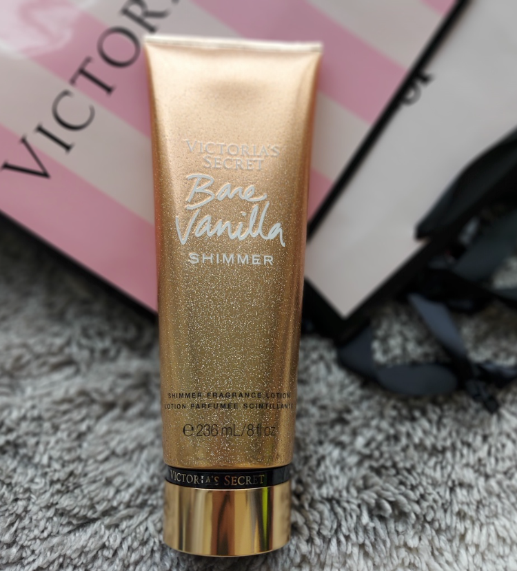 ボディローション Victoria's Secret Bare Vanilla Shimmer Victoria's Secret Bare Vanilla Shimmer Fragrance Body Lotion