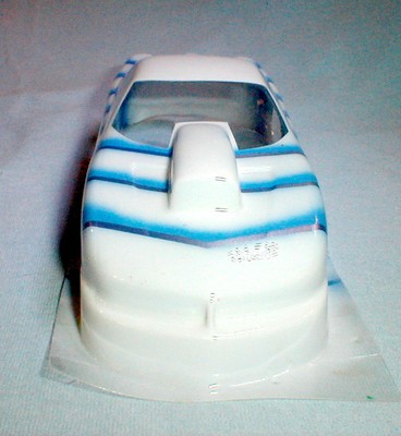 Late Model  Pro Stock Drag Racer Painted Body Slot Car by DCR Original NOS white