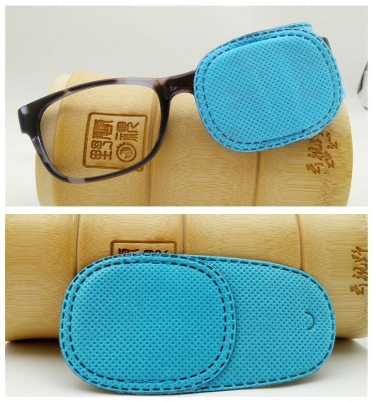 14X Kids Orthoptic Eye Patch Goggles Amblyopia Lazy Medical Strabismus Therap