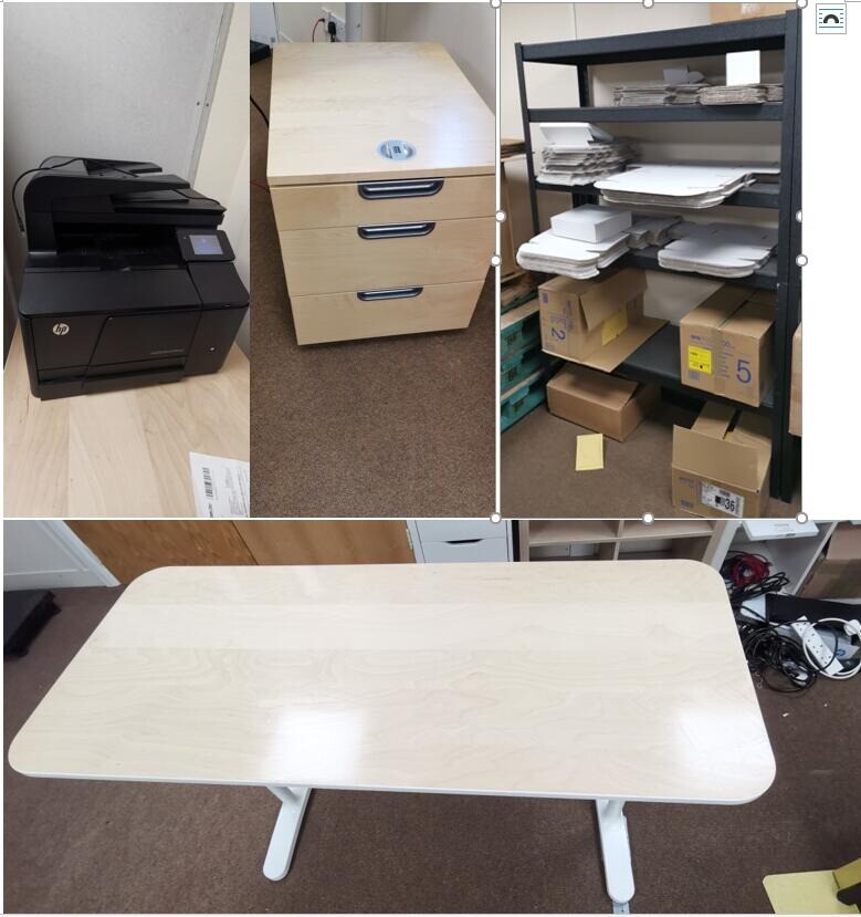 Ikea Galant Drawer On Castors X 3 Bekant Desk X 3 Whalen 5