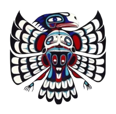 Thunderbird Sticker 3'' Native American Southwest Lore Myth Legend Bird