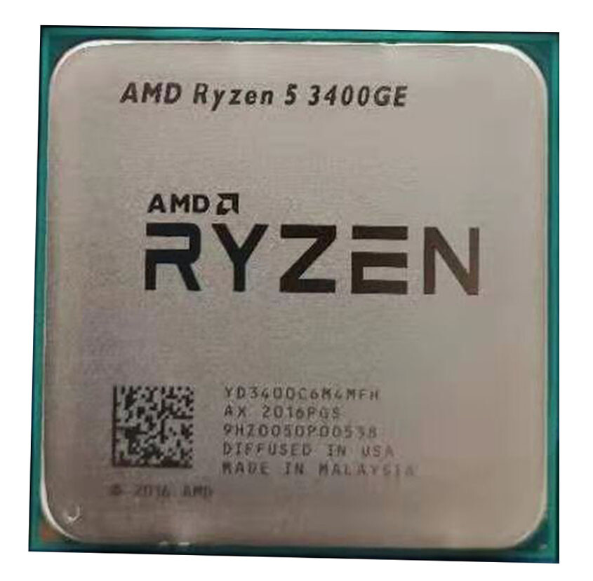 AMD Ryzen 5 3400GE R5-3400GE 3.3-4.0 GHz 4 CORE 8Thr 4MB