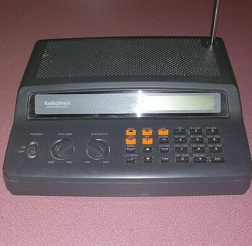 Radio Shack 200 Channel Scanner PRO-2018 Weather/PD/FD/Air/Marine/Ham