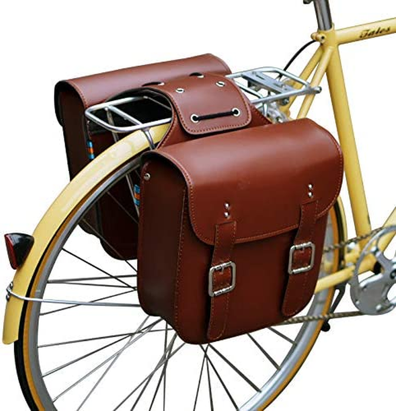 Rack Bag Leather Rear Rack Bike Bags Robust Rear Seatpost Bag For