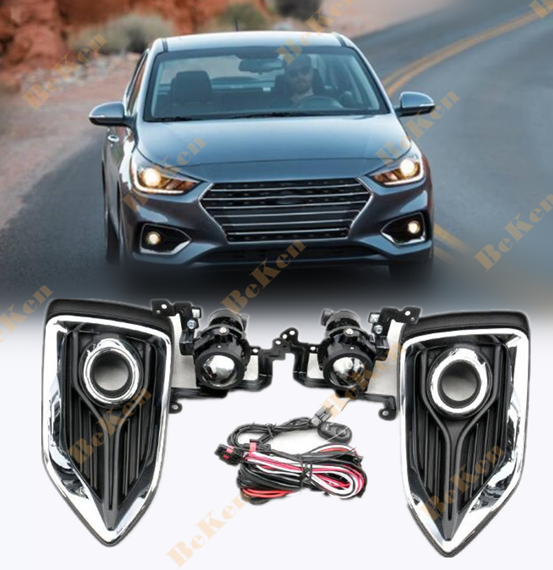 Driving lights For 20182019 20 21 Hyundai Accent Front fog lamp