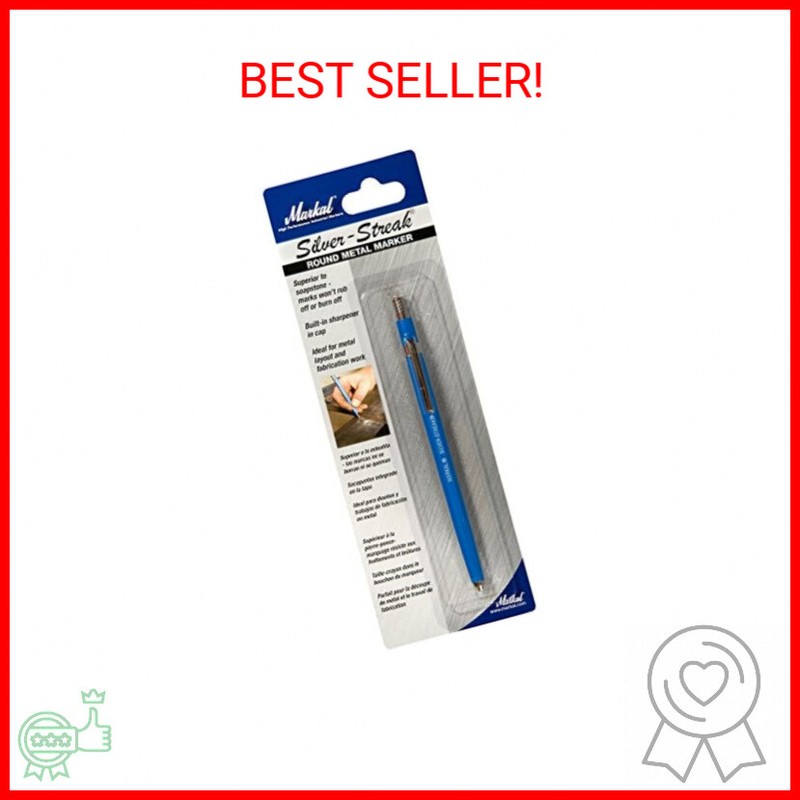 Markal 96006 Silver-Streak Metal Marker Round, Silver
