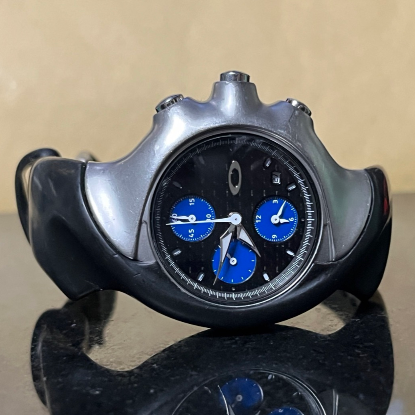 Oakley デトネーター　腕時計 Oakley Detonator Ion Plated w/Red Chrome Dial Watch | eBay