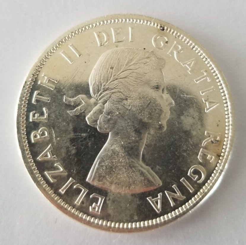 2242.【カナダ銀貨・レア】1963年1ドル　大型銀貨 JCC | ジャパンコインキャビネット / 【SOLD】カナダ 1963年 1