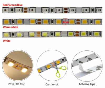 4mm narrow Width 5M 600 LED Strip Light 120leds m SMD2835 12V Flexible tape Lamp eBay