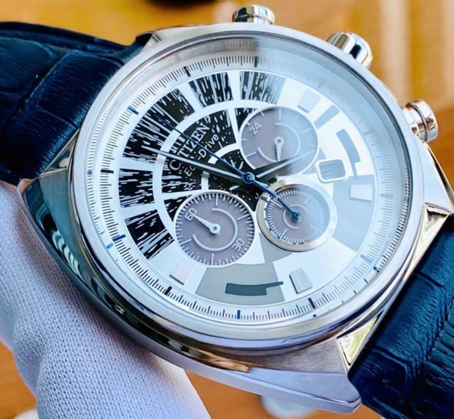 CITIZEN CITIZEN STAR WARS MILLENNIUM FALCON CA4281-00W MEN'S WATCH LEATHER BAND