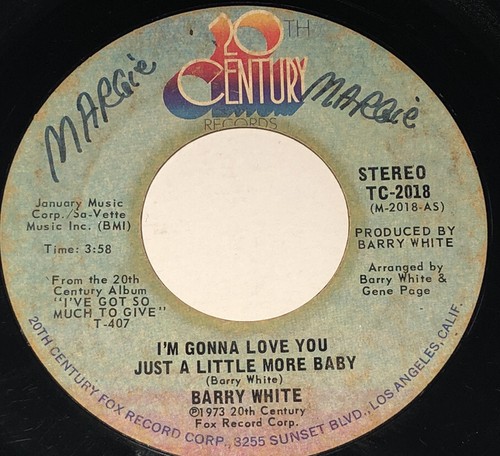 Black Smith i’m gonna love you just ISRAELITES:Barry White - I'm Gonna Love You Just A Little