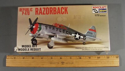 HASEGAWA MINICRAFT 1/72 REPUBLIC P-47D RAZORBACK FACTORY SEALED BOX 1161