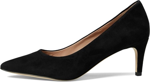 Pre-owned Cole Haan Womens Vandam Pump 65 Mm In Black Suede