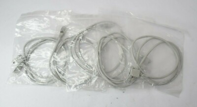 5x 4ft Panel Mount Extension Cable Ethernet CAT5E M/F RJ45 Raspberry Pi RJ-45