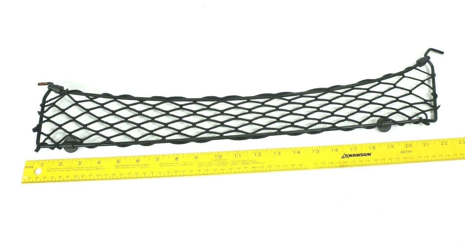 07-2014 mercedes w216 cl63 cl550 trunk left storage cargo net screen black