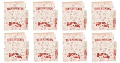 8x True Religion Hippie Chic samples vials EDP Spray for Women 0.05 oz