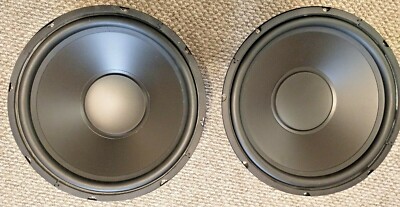 NEW Pair (2) 15'' Heavy Duty Bass Subwoofer Speakers 4 ohm Woofer Home / Car 400W