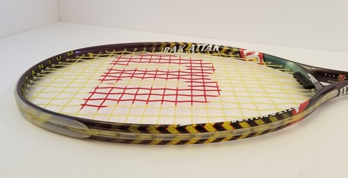Wilson Pete Sampras Rak Attak Titanium 21 Tennis Racquet With Original Case