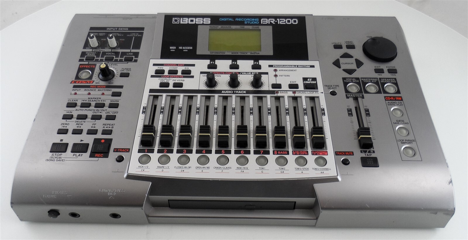【別売り品付き】BOSS BR-1200CD　MTR 　シールド＆変換ケーブル付 別売り品付き】BOSS BR-1200CD MTR シールド＆変換ケーブル付