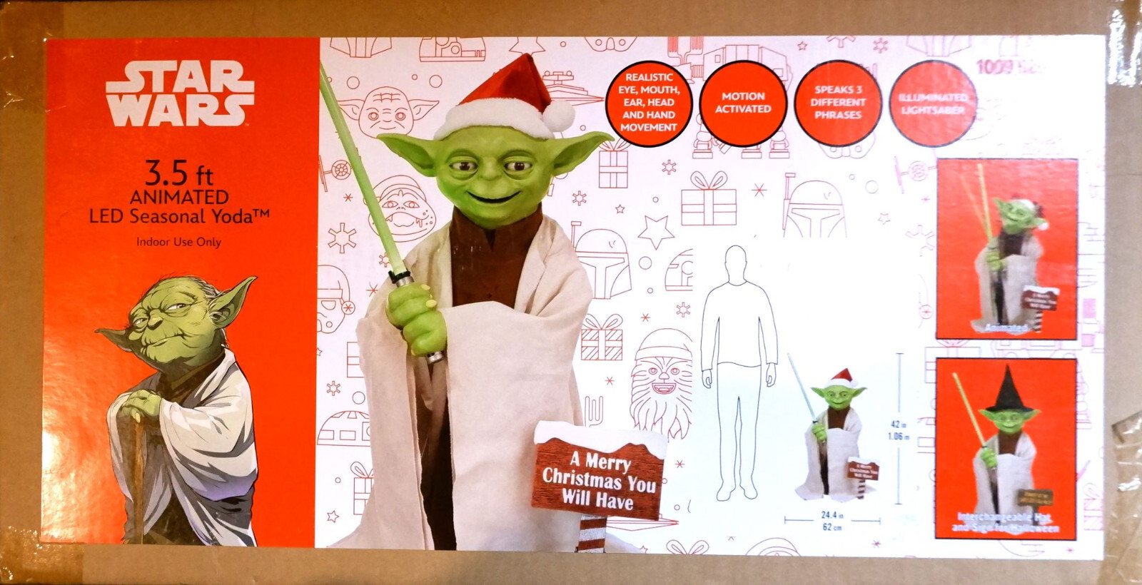 yoda  Rare 1999 YODA Star Wars Applause Lucasfilm LTD 23
