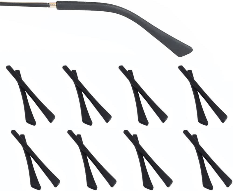 Eyeglass Temples, Silicone Eyeglass End Tips Ear Sock Pieces Tube Sleeve for Thi