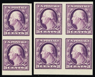 483, Mint F/VF NH Block of Four & Pair Cat $150.00 - Stuart Katz