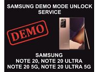 Samsung Demo Mode Repair, Remove, Samsung Note 20, Note 20 Plus, Ultra
