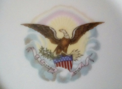 White House Dessert Collection Plate Limited Edition, Numbered.  Abraham Lincoln