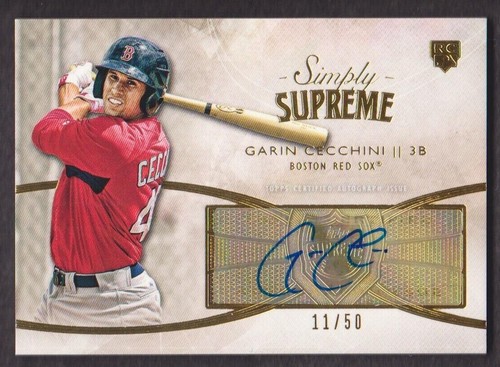 2014 Topps Supreme - Garin Cecchini #SSU-GCE