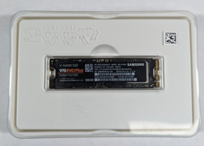 T SAMSUNG  MZVLB500HBJQ 970 EVO Plus 500GB M.2 SSD PCIe NVMe Solid State Drive