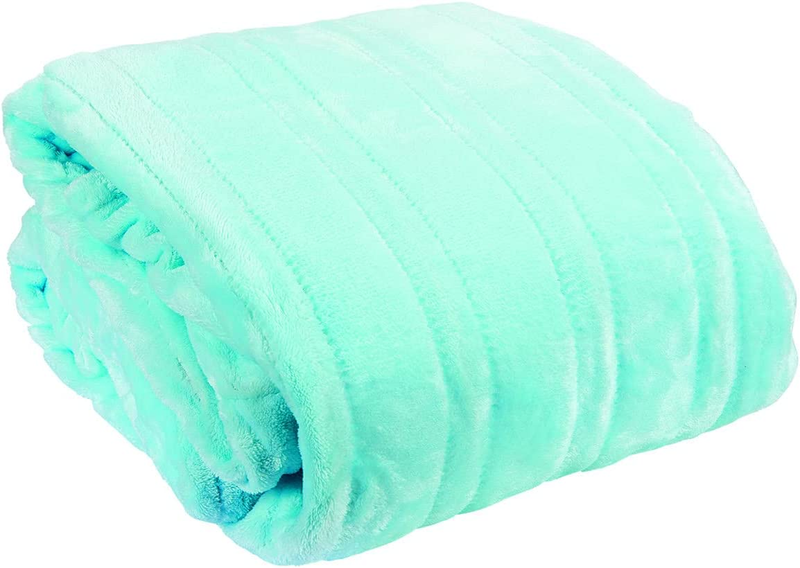 Full Size Electric Heated Blanket, Aqua