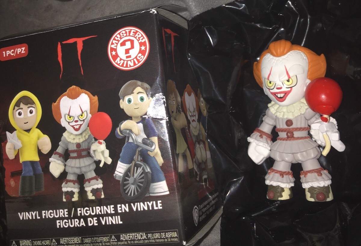 FUNKO IT MOVIE MYSTERY MINI PENNYWISE BALLOON 1/6 HORROR CLOWN VINYL FIGURE | eBay