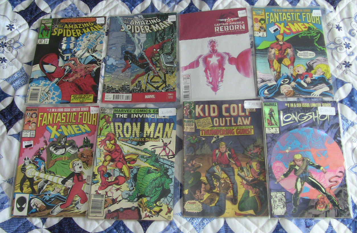 25 Marvel, DC and Independent titled comic books (Lot 3) Grab Bag [1st Longshot]