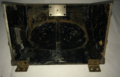 OLD Sm RARE Mdl. No.  211 Brass National Candy Store Cash Register FRONT LID