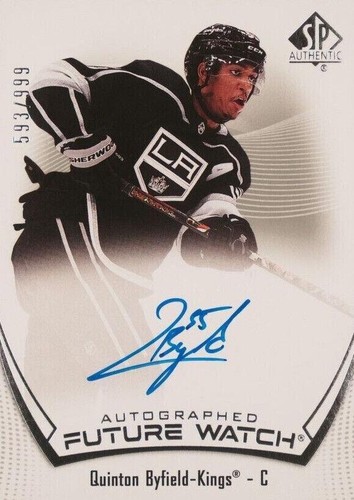 2021-22 SP Authentic - Quinton Byfield #150