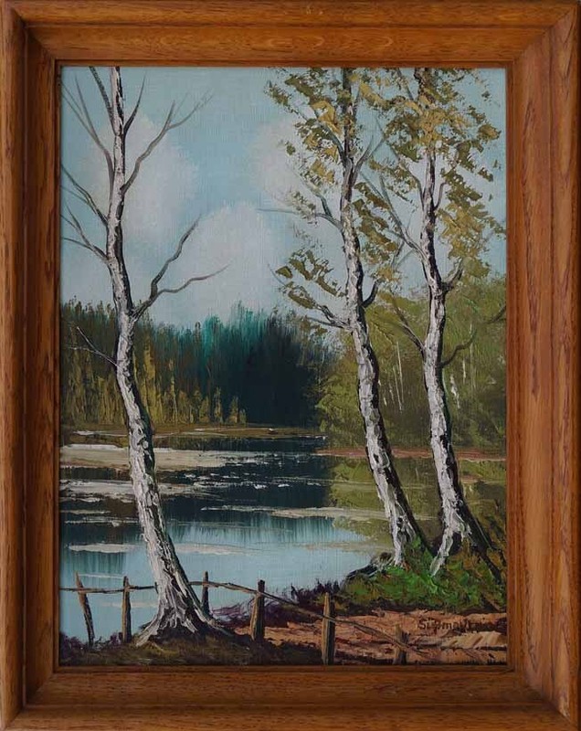 Impressionist Josef SüßMayr1897-1971 MüNchen Landsch. In Bayrischen Wald 65-194x