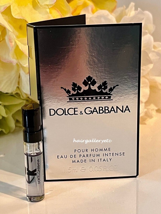 DOLCE&GABBANA K Eau de Parfum Intense 0.05 oz Perfume Sample NEW