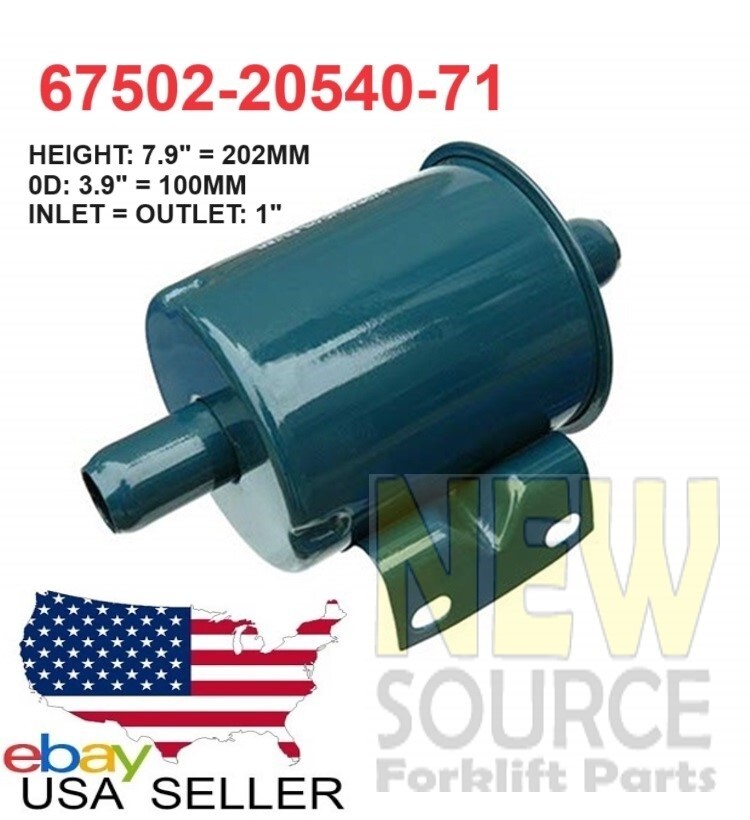 67502-20540-71 HYDRAULIC FILTER TOYOTA FORKLIFT 4P 5R 4Y