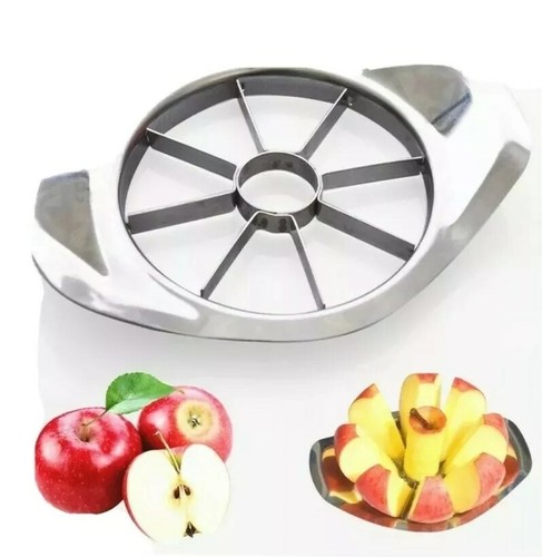 Edelstahl Apfelteiler✅ Apfelschneider Birnenteiler Obstteiler 8 Spalten Neu