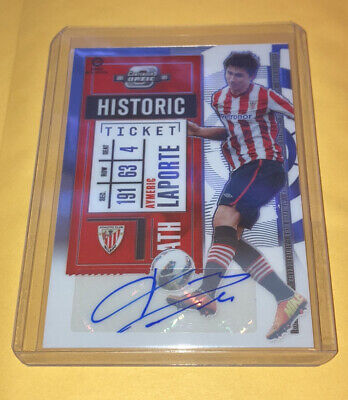 2020-21 CHRONICLES SOCCER AYMERIC LAPORTE Contenders Historic Ticket Auto /415