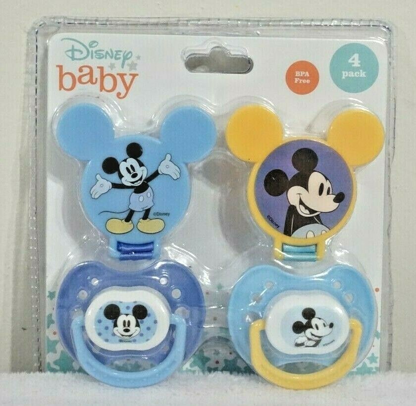 Disney - むあ New Disney Baby Mickey Mouse Orthodontic Pacifier & Holder