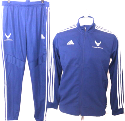 navy blue adidas tracksuit