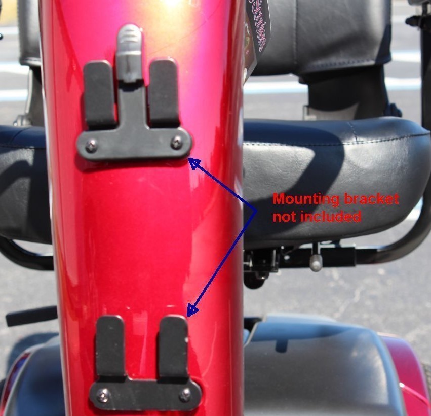 Pride Mobility Black FRONT BASKET for Victory, Go-Go Sport, Pursuit Scooters