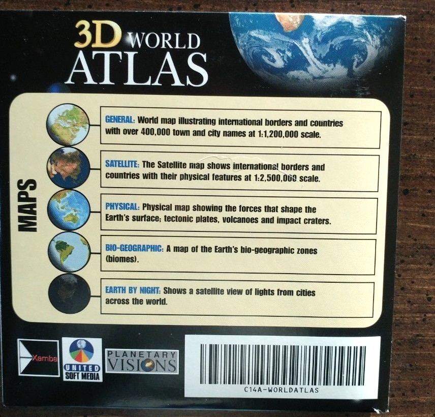 3D World Atlas--CD-ROM