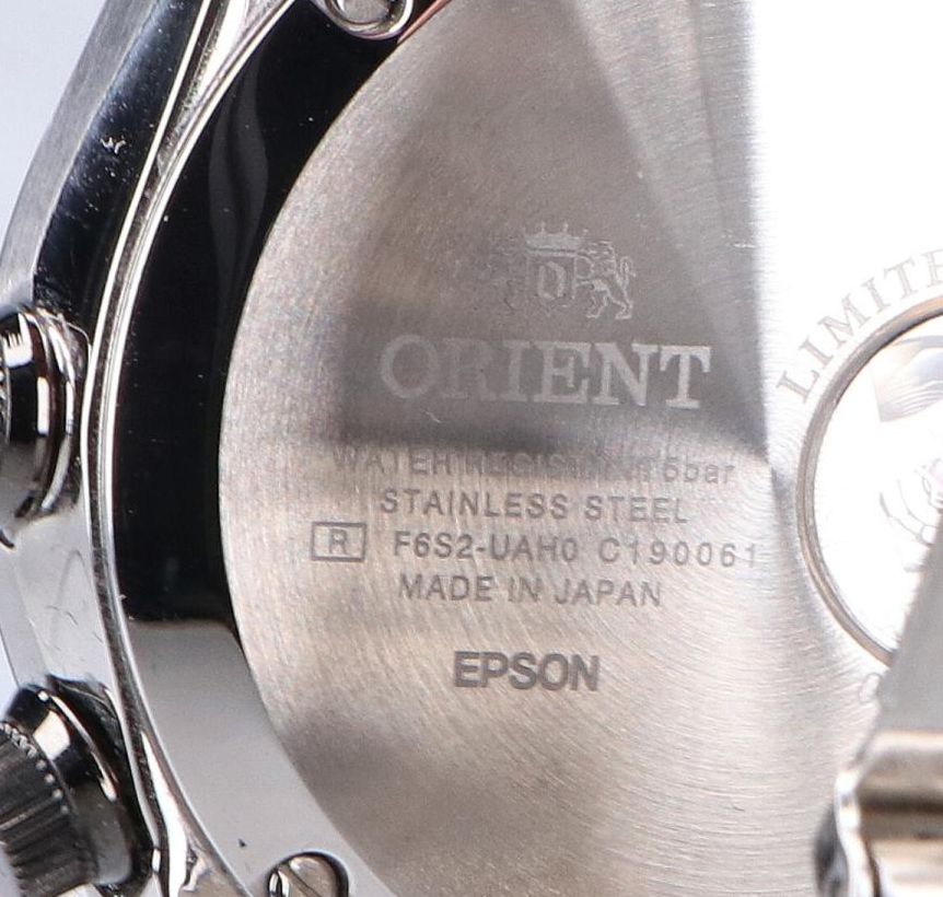 Pre-owned Orient Retro Future Guitar Limited Edition Red Dial Men's Watch Rn-ar0302r