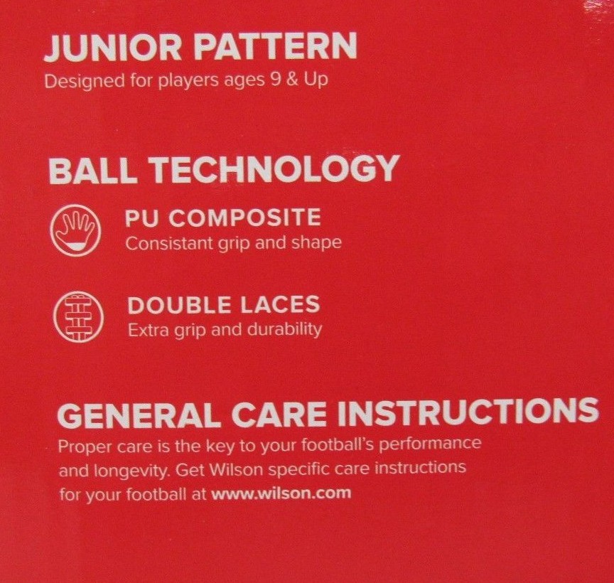 Wilson NFL All Pro Junior Size Tackified Composite Football