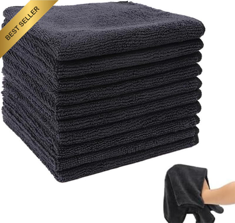 5 Pack Microfiber Cleaning Cloth,Super Soft Cleaning Cloth Dish Kitchen Rag, Sup