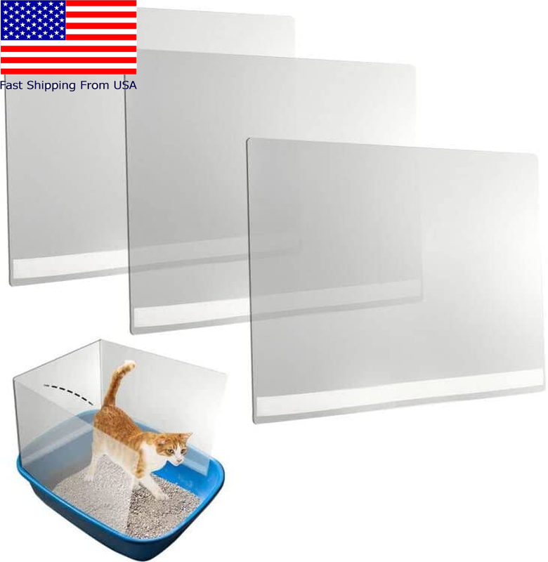 Pee Shields Anti-splashing Easy Clean  Flexible Litter Pan